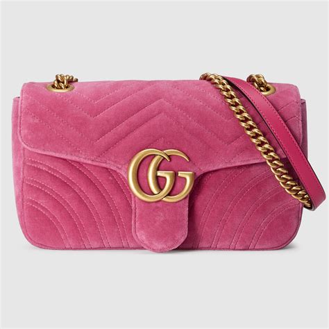 light pink with black trim vintage gucci purse|pink velvet Gucci purse.